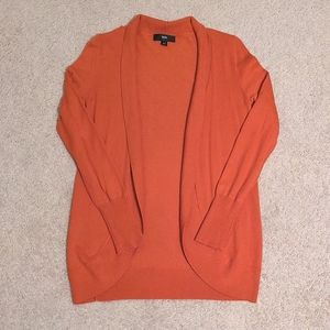 Massimo Sweater Cardigan in Burnt Orange- Women's XS